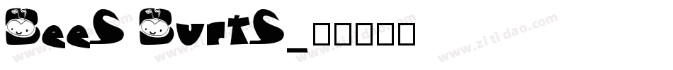 Bees Burts字体转换